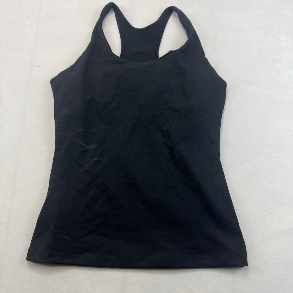 prAna Women's Black Racerback Tank Size M Made in USA